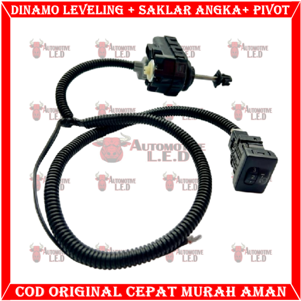 ORIGINAL ELECTRIC LEVELING MOTOR  PLUS SAKLAR ANGKA ANTI MACET FREE PIVOT OEM AUTO LEVELING HEADLAMP MOTOR BILED |  SAKLAR LEVELING HEADLAMP 10 STEP 5 BAR SWITCH ELEKTRIK HEADLIGHT LEVELING OEM