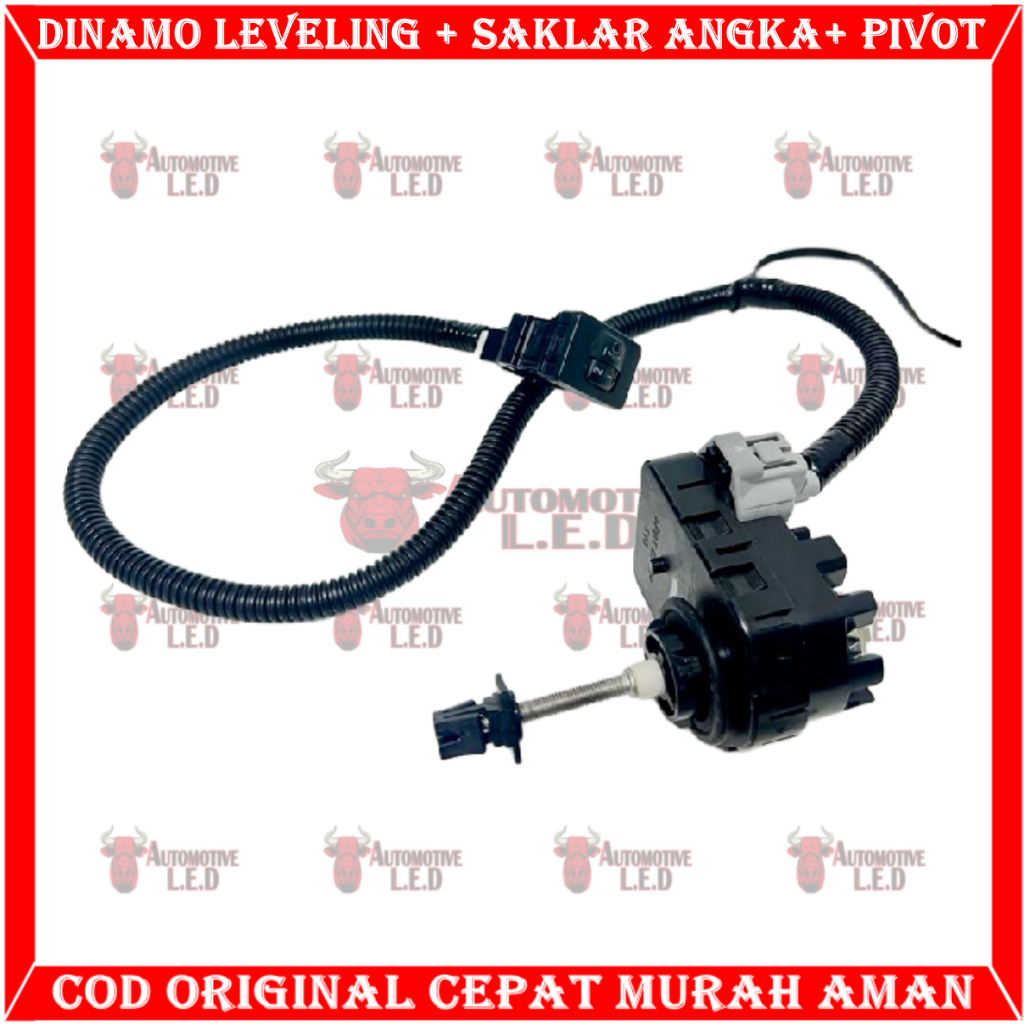 ORIGINAL ELECTRIC LEVELING MOTOR  PLUS SAKLAR ANGKA ANTI MACET FREE PIVOT OEM AUTO LEVELING HEADLAMP MOTOR BILED |  SAKLAR LEVELING HEADLAMP 10 STEP 5 BAR SWITCH ELEKTRIK HEADLIGHT LEVELING OEM