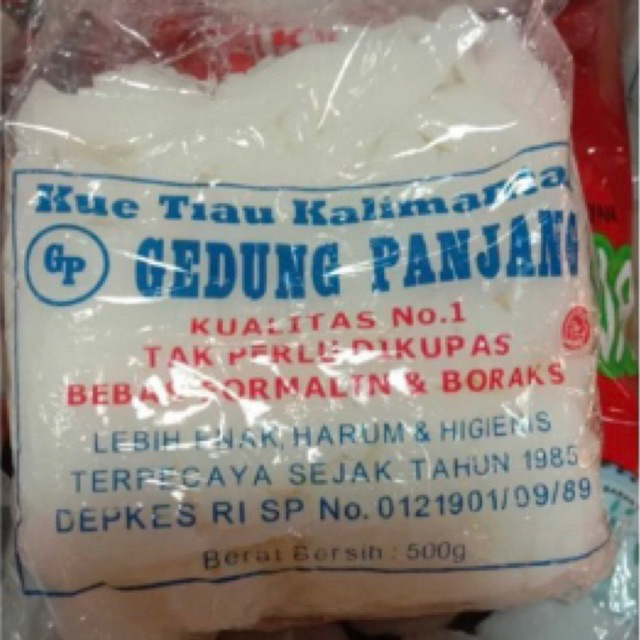 

kue tiau merk gedung panjang 1 pack Rp 8.000