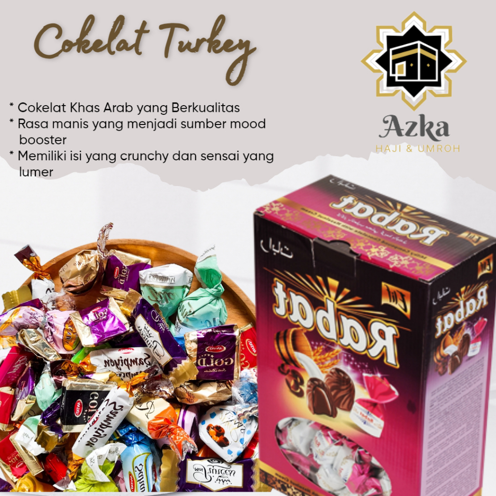 

COKELAT ARAB TURKEY 250grm / 500 gram / 1kg
