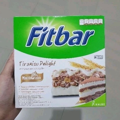 

FITBAR snack diet gandum rasa TIRAMISU DELIGHT ( 5 bar/ box ) 125gr