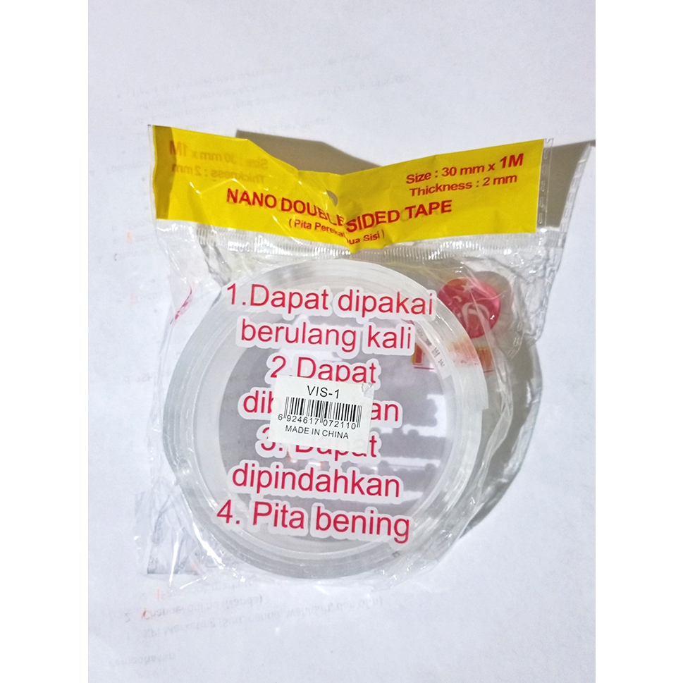 

VIS1 DOUBLE TAPE NANO BENING 1 INCH