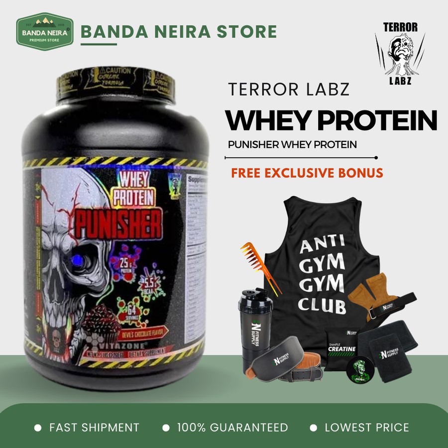 TERRORLABZ / TERROR LABZ Punisher Whey Protein | 5 LBS | 65 SAJIAN | 2.26 KG | 2268 GR
