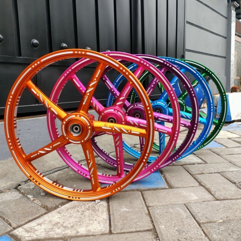 velg rcb depan custom uk 120 / 17 bubut miling