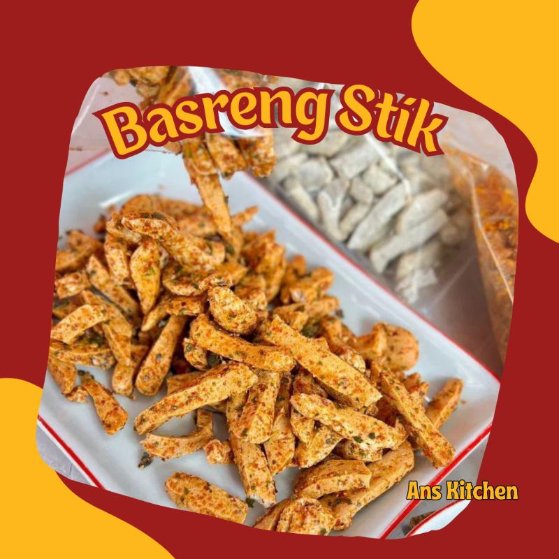 

Basreng Pedas daun jeruk 1kg | Basreng Kering Renyah