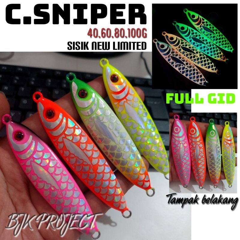 METAL JIG C.SNIPER 40g s/d 100g NEW LIMITED SISIK UMPAN PANCING BJK PROJECT