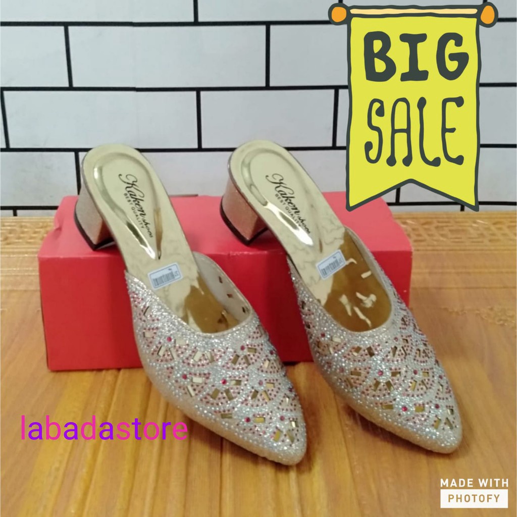 12.12 sale SEPATU WANITA/SANDAL WANITA /SEPATU PESTA /SANDAL PESTA /SANDAL HAK TAHU LABADA STORE TER