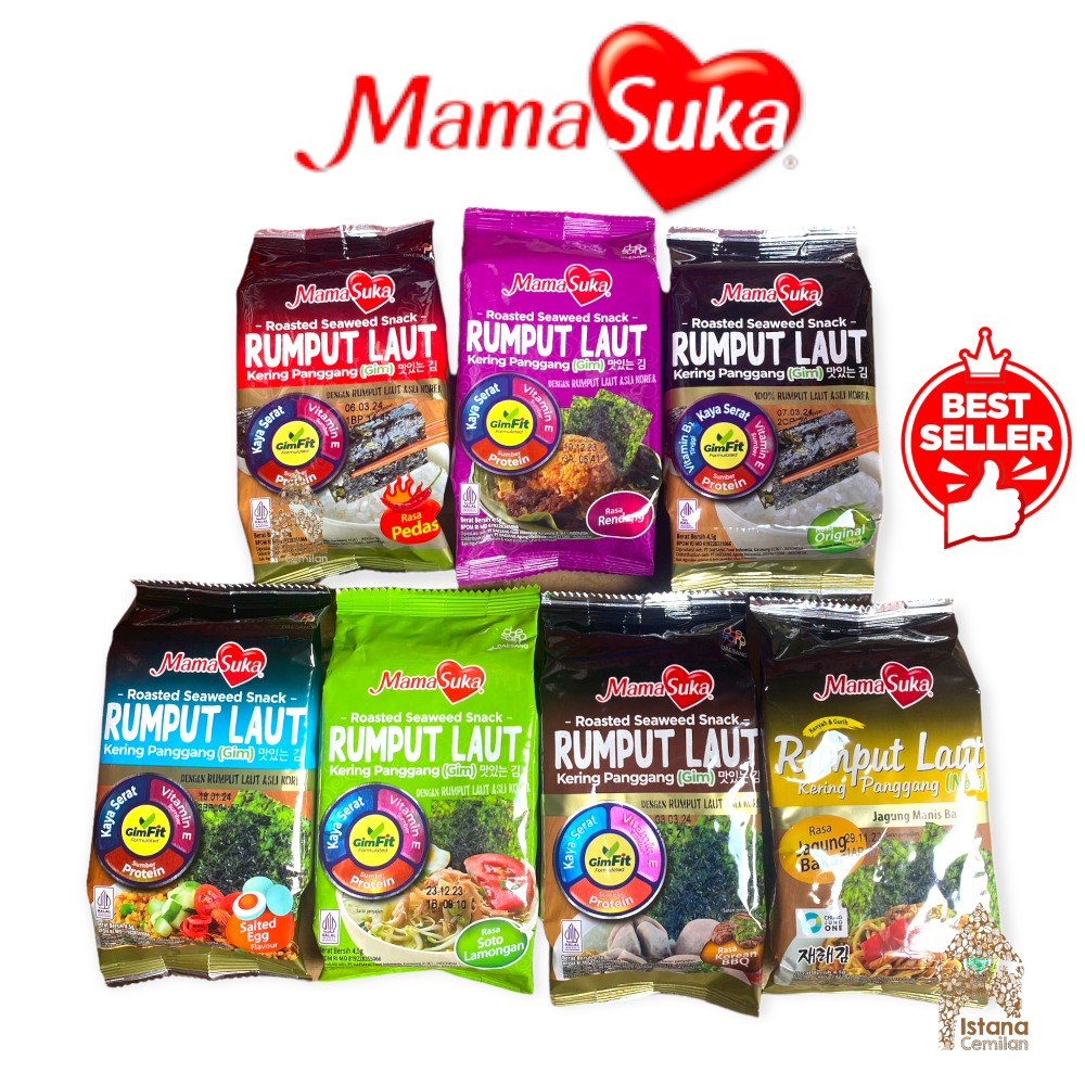 

MamaSuka Snack Rumput Laut 4,5 gr