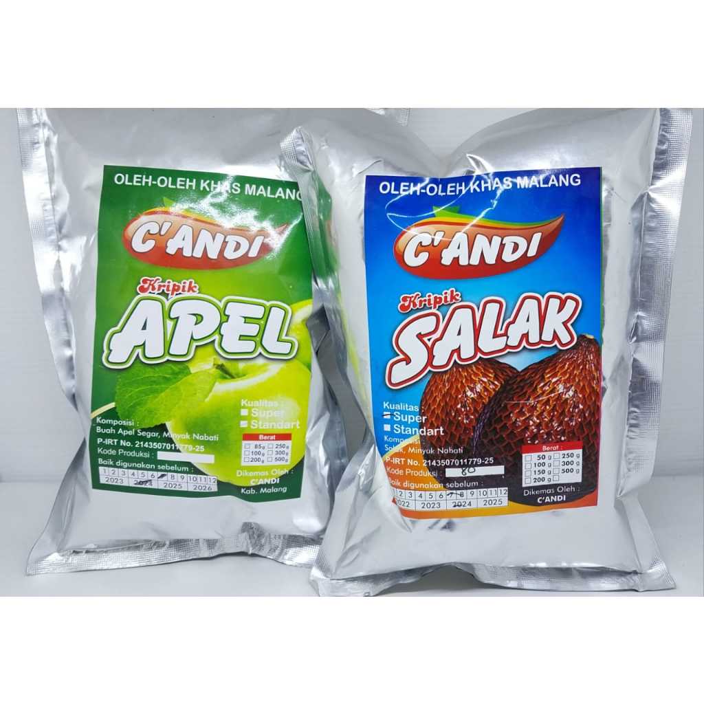 

Kripik Buah Asli Khas Malang C'ANDY -/+ 100gr