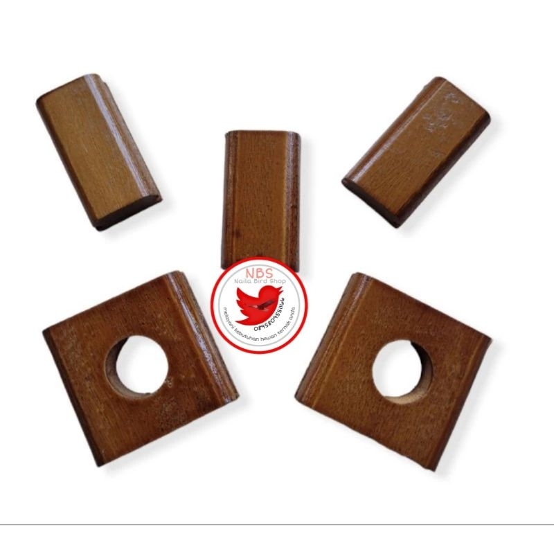 STOPER KAYU VARIASI SANGKAR AKSESORIS SANGKAR BULAT KOTAK DAN MINI BAHAN KAYU