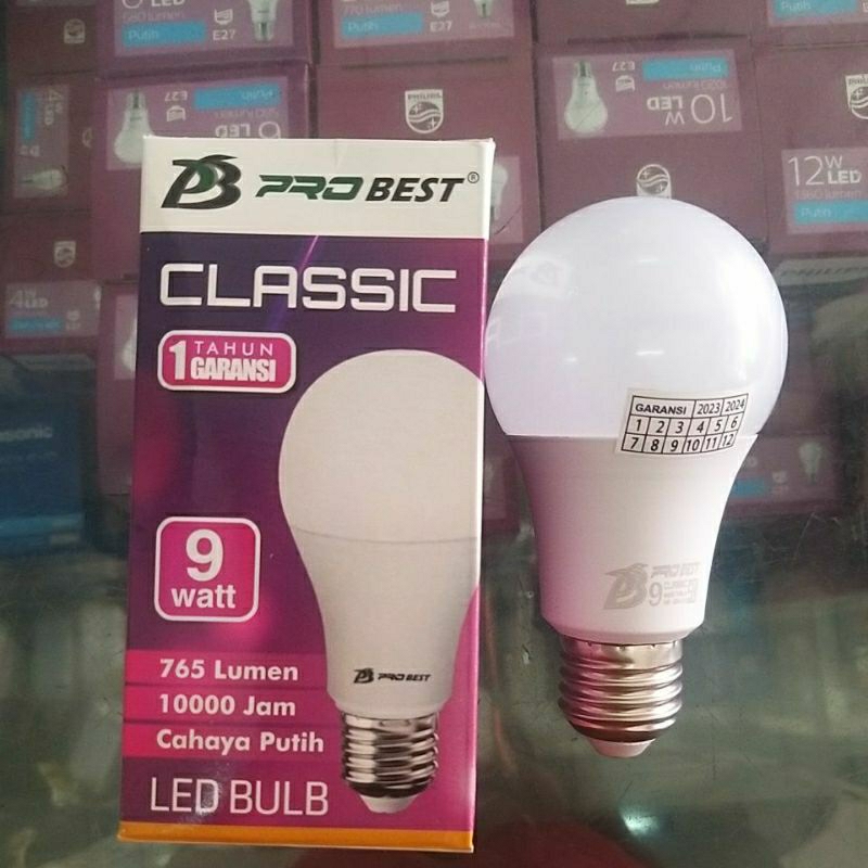 Lampu Probest Classic 9 Watt