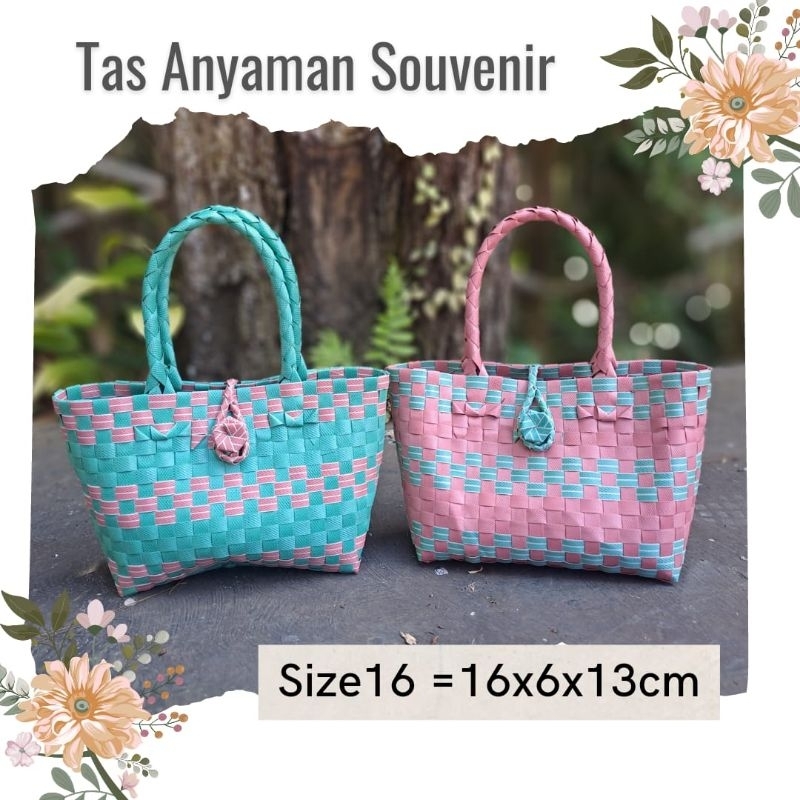 Tas Anyaman Mini Kaitan / Tas Souvenir / Tas Lokal