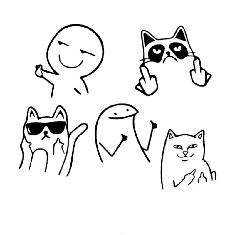 

stiker karakter / emoticon