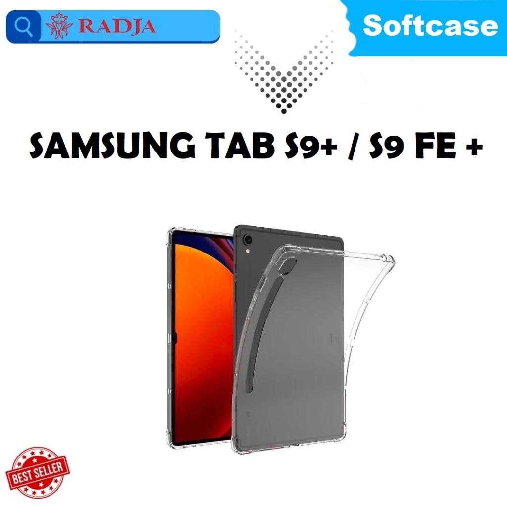 Samsung Tab S9 Plus - Samsung Tab S9 FE Plus Softcase Silicon Back Cover