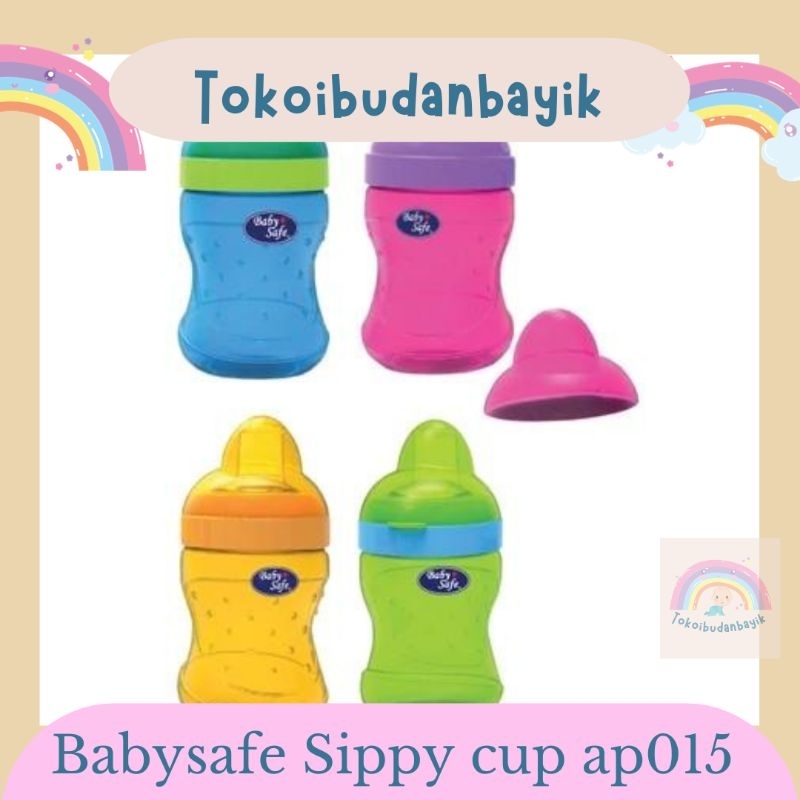 TRAINING CUP SIPPY CUP GELAS CUCUPAN BOTOL DOT SILIKON Cup Soft Spout 200 ml Baby Safe AP015