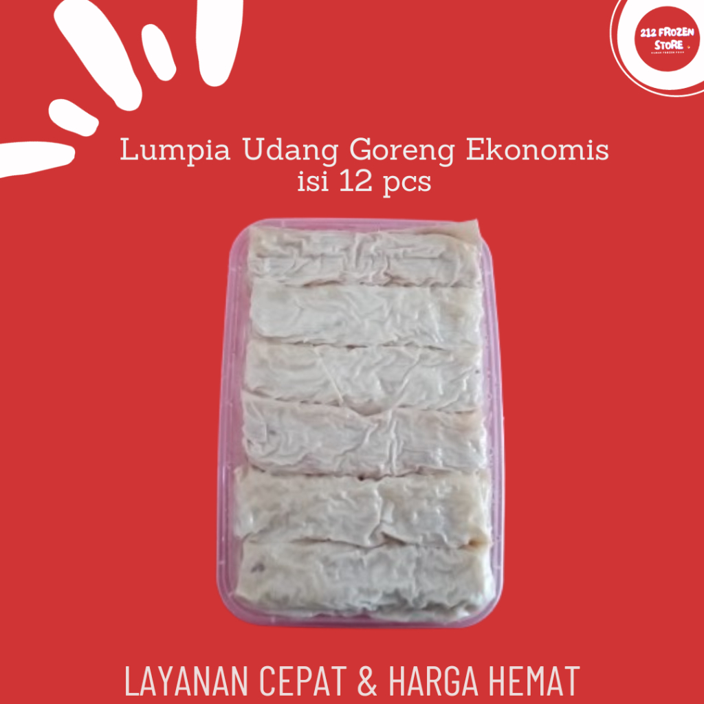 

LUMPIA UDANG EKONOMIS ISI 15 PCS