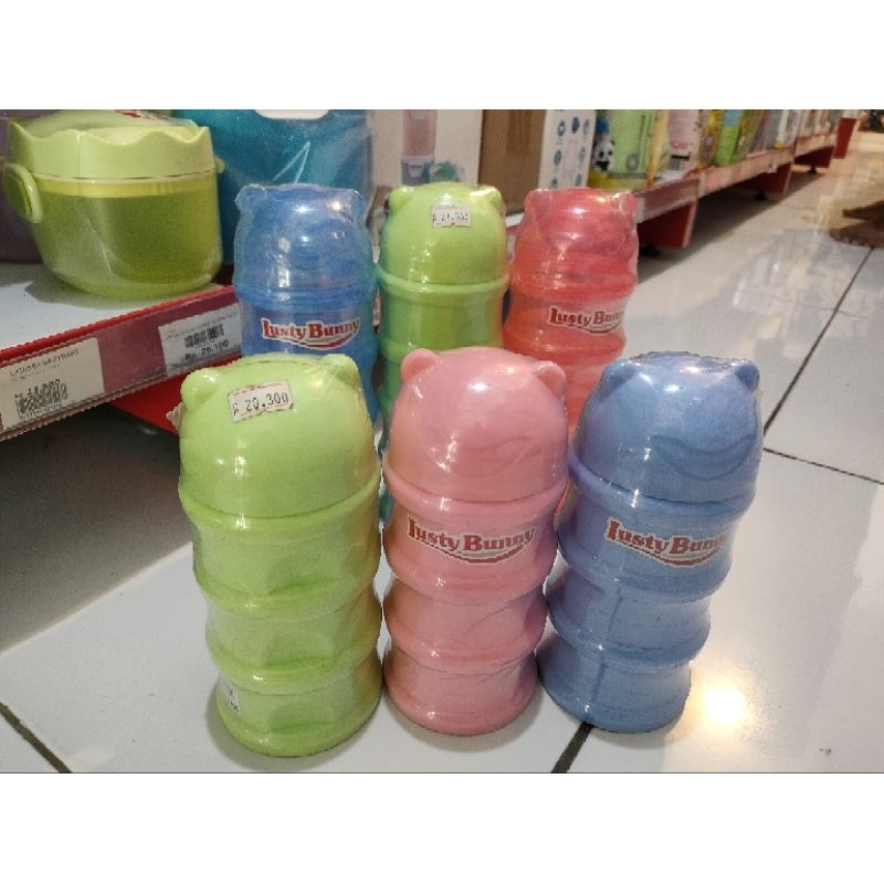 Lusty bunny Takaran susu || wadah tempat susu || 4 susun & 3 susun