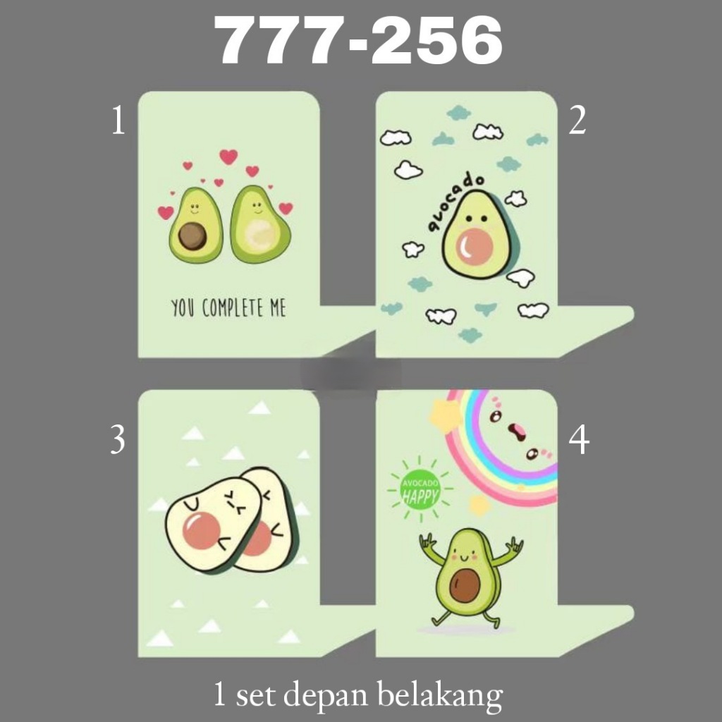 

HJK GG Book End seri 777 (1 set/2 pcs) / Pembatas Buku Besi/Penyangga Buku/Sandaran Buku