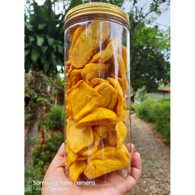 

Keripik Nangka kemasan Tabung 1000 ml
