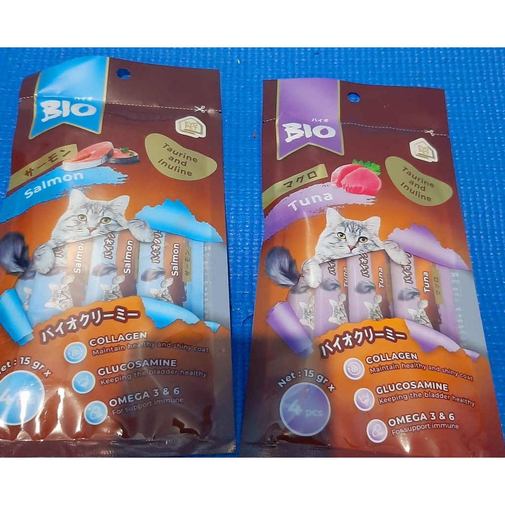 

Ukf5Pc6F4H (Kuliner.Kita) Bio Creamy Salmon/Tuna/Wet Food /415 Gram