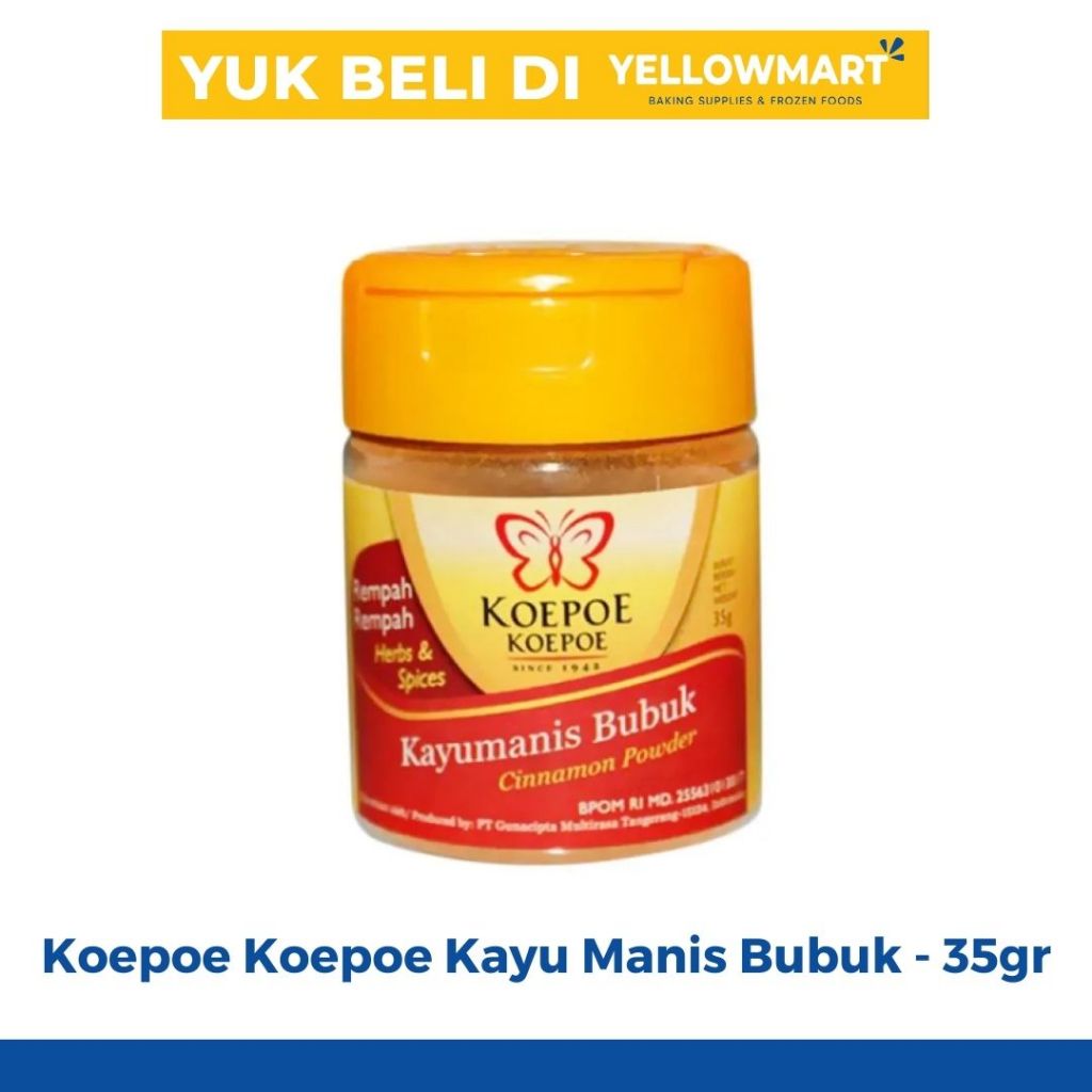 

Koepoe Koepoe Cinnamon Powder Kayu Manis Bubuk - 35gr