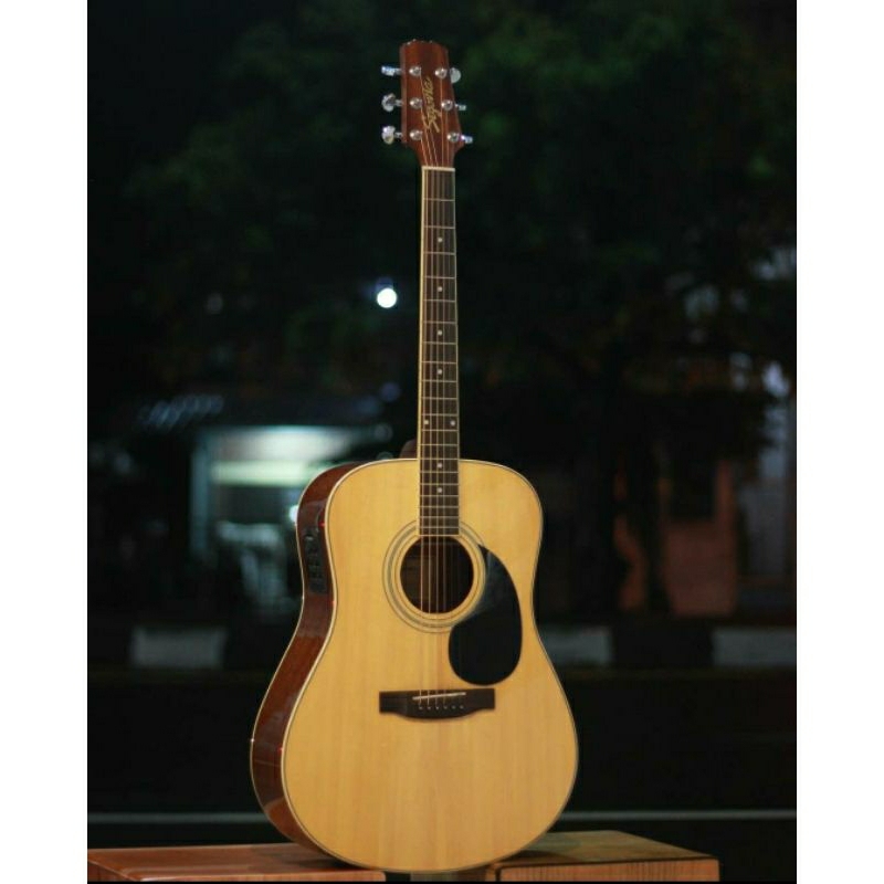 Gitar Akustik Elektrik Original Segovia D07GN & Tas original segovia