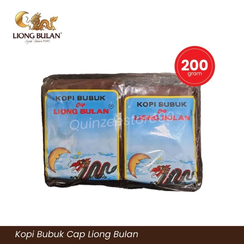 

KOPI CAP LIONG BULAN (1PAK ISI 2 @200GR) KOPI LOKAL BOGOR