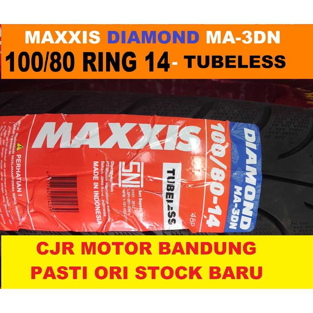 Ban TUBLES motor Vario Mio Soul GT GEAR MAXXIS DIAMOND 100/80 ring 14