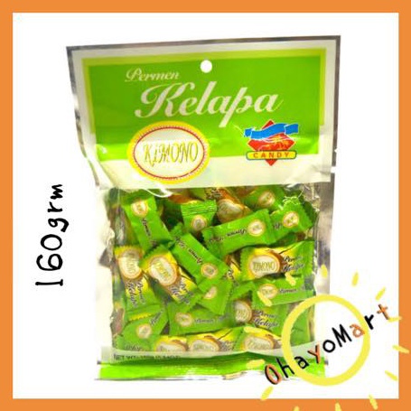 

[KODE D0KO9] Permen Kimono coconut / kimono Permen kelapa 160g