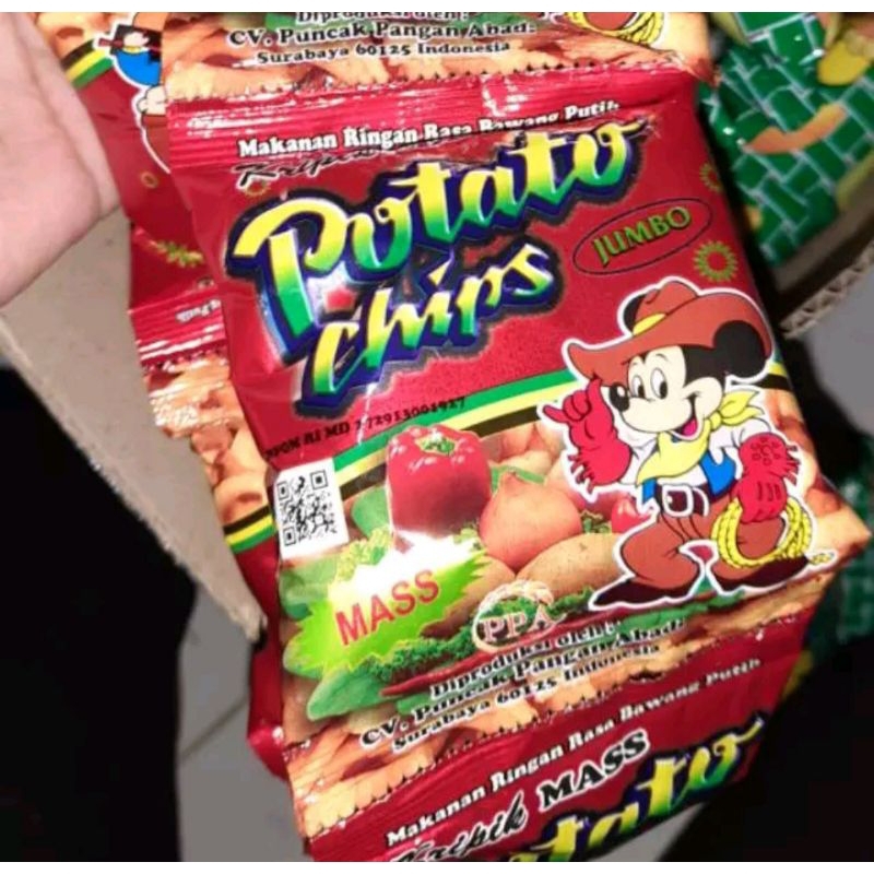 

POTATO CHIPS ATAU GOLDEN CHIPS 1000 // 1 RENCENG ISI 10