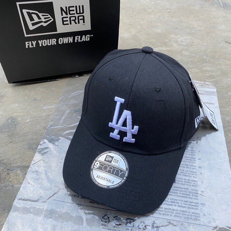 (BISA COD) Topi La White Logo Korean Unisex Cap