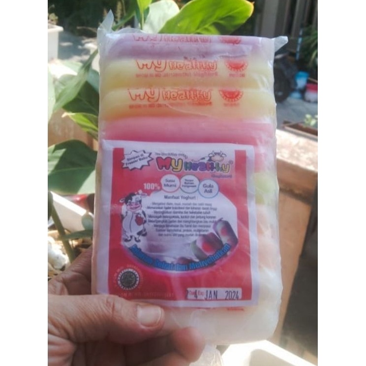 

[KODE PRODUK 7NA0B4536] ES YOGHURT MY HEALTHY Mini Stick isi 30. Yoghurt Stick aneka rasa buah , isi 30. Camilan segar dan menyehatkan.