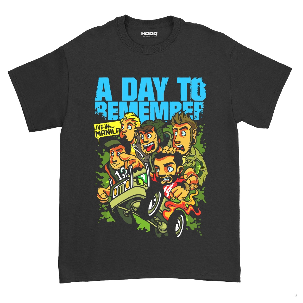 A day to remember t-shirt live in manila baju a day to remember