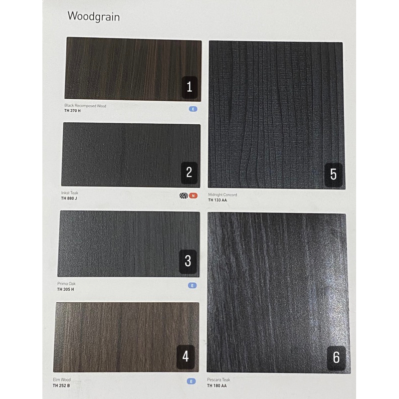 SAMPLE HPL TACO WOODGRAIN 17