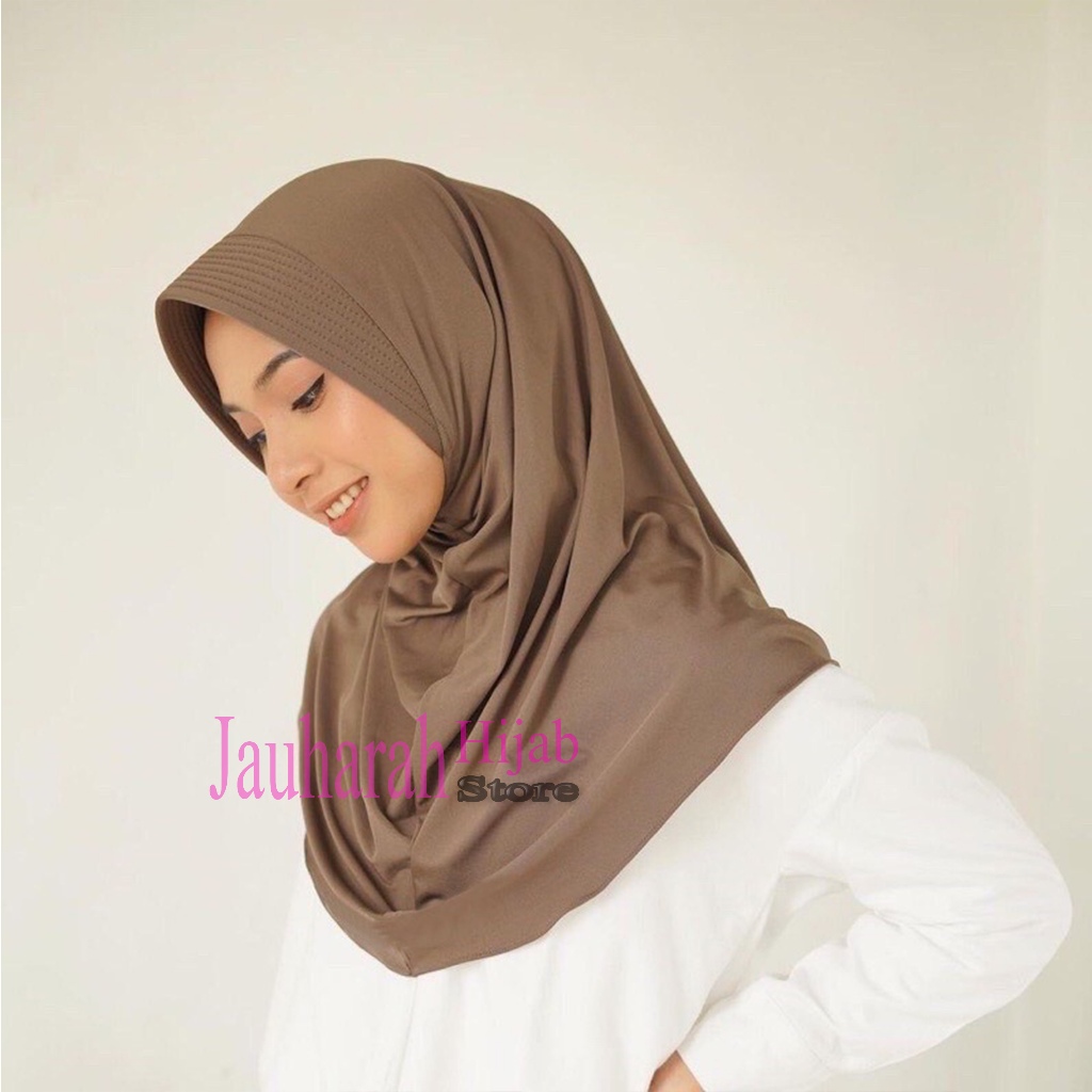 Jilbab Instan Jersey Premium | Bergo Hamidah Ukuran S