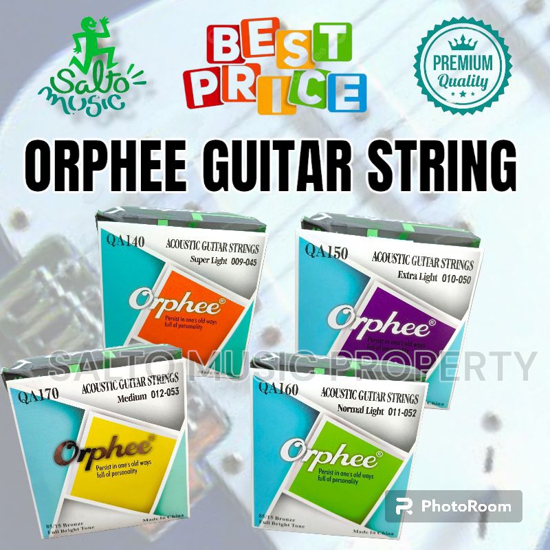 Senar Gitar Orphee Acoustic Senar Orphee QA140 Orphee QA150 Orphee QA160 Orphee QA170