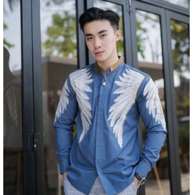 NUC.ID Kemeja Pria | FITRAH [ Blue Jeans ]