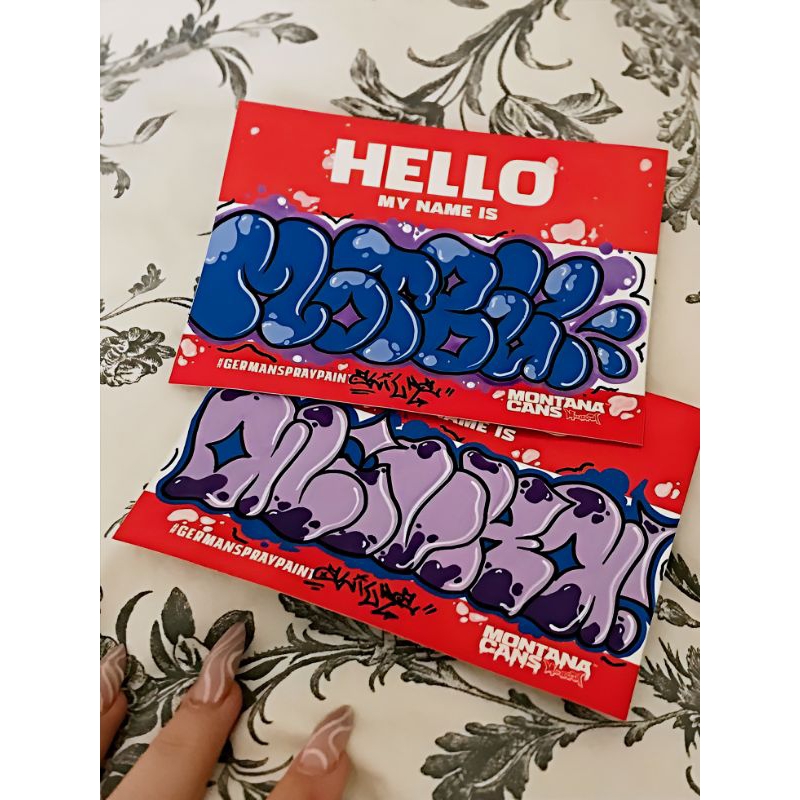 

STICKER MYNAMEIS CUSTOM NAMA THROWUP BYSNGR