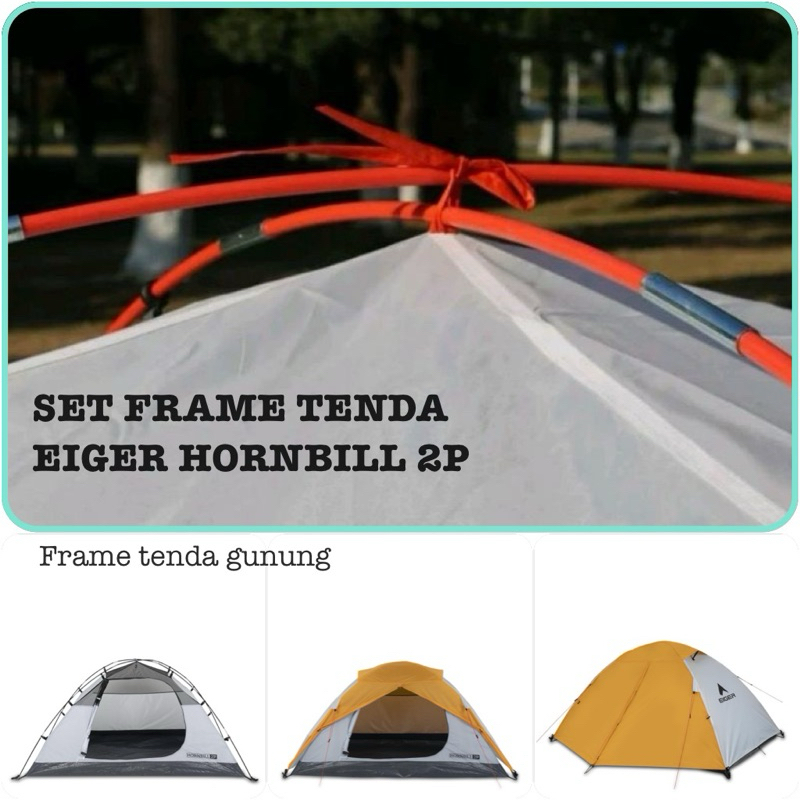 Set rangka tenda hornbill 2p bingkai tenda fiber frame tenda hornbill