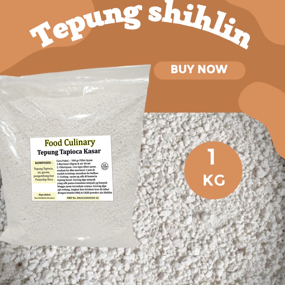

Sup33r Pr0mo Tepung Crispy Shihlin atau Tapioka Kasar 1 kg Sale of Day