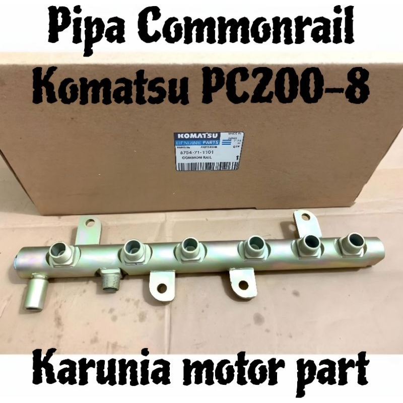 Pipa Commonrail Common Rail Pipa Suling  Komatsu PC200-8 PC 200 8