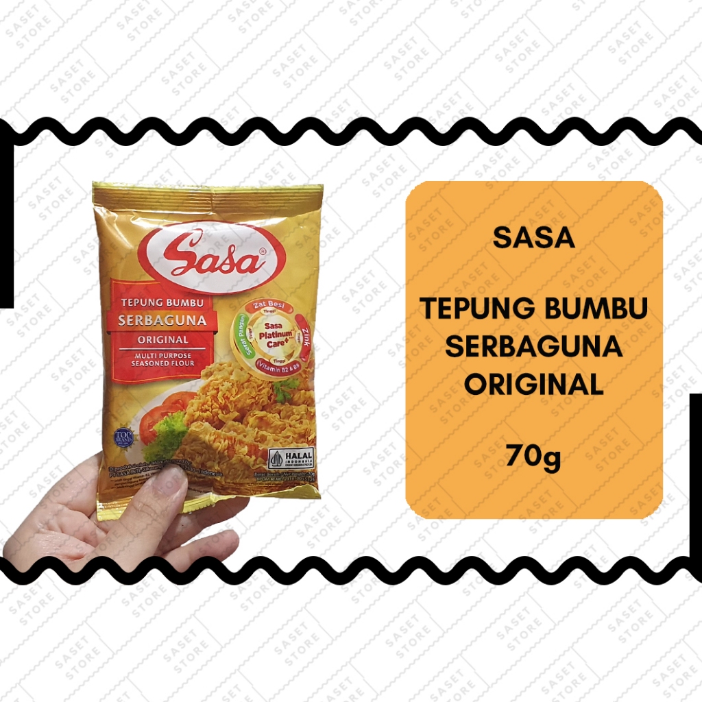 

Sasa Tepung Bumbu Serbaguna Original 70g Sachet Bumbu Dapur Masak
