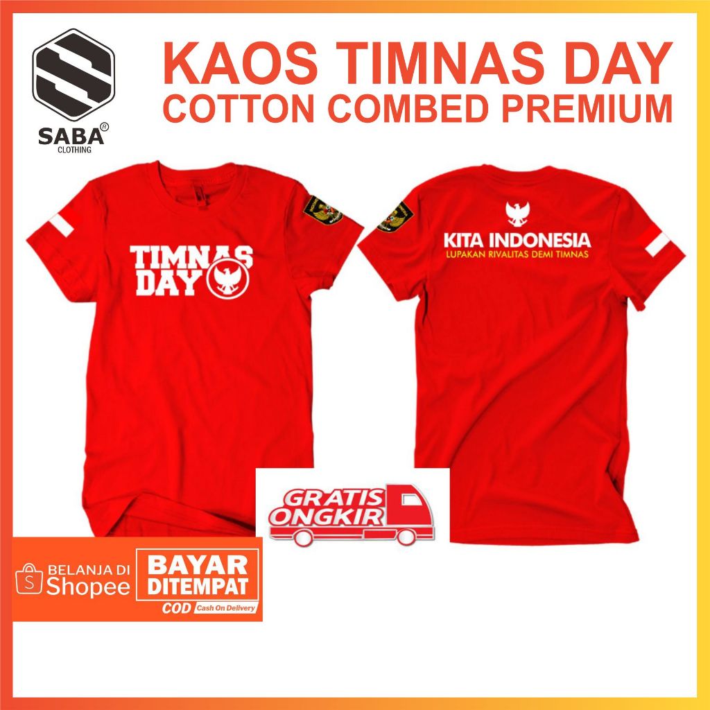 kaos timnas day - kaos bola timnas - kaos distro bola - kaos timnas garuda