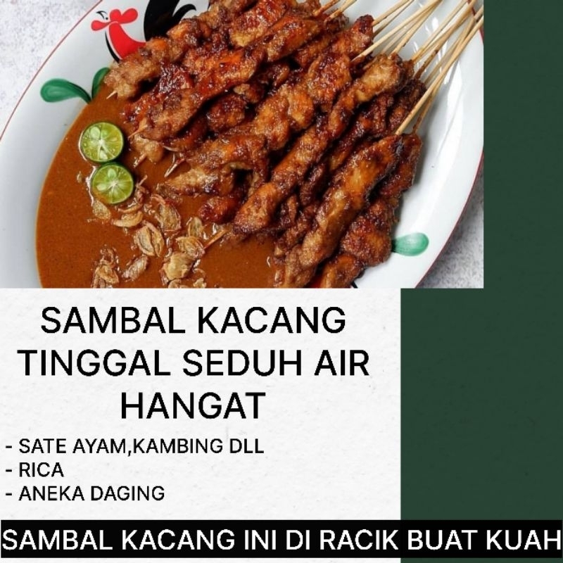 

Sambel sate sarangan sambal kacang 250 gram original khas sate telaga sarangan