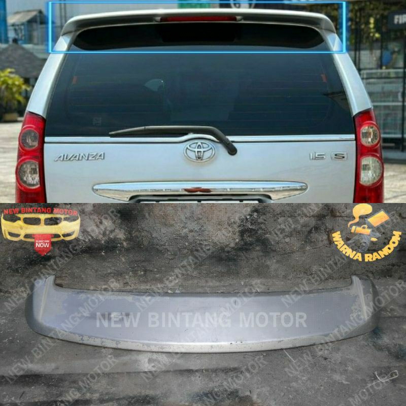 Spoiler bagasi toyota avanza daihatsu xenia 2005 2010 original