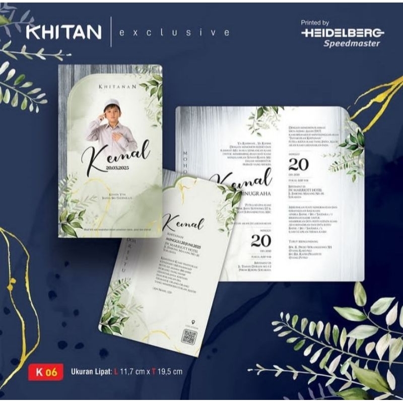 CETAK UNDANGAN/UNDANGAN KHITAN