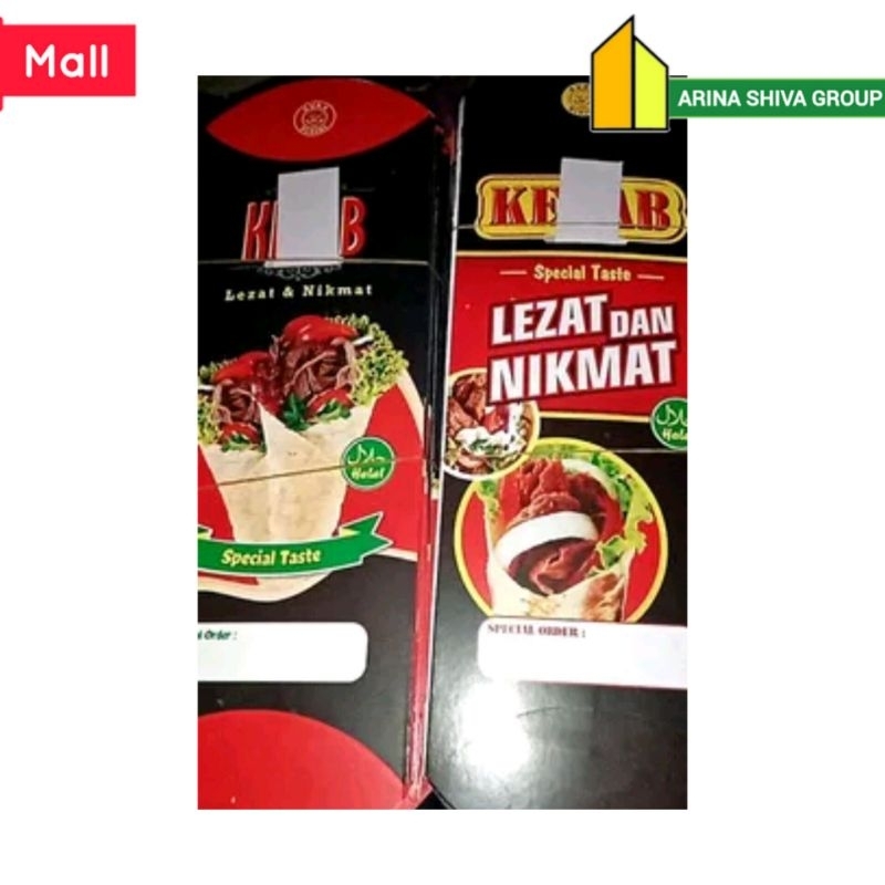

150 LEMBAR KERTAS KEBAB TARIKAN BAHAN IVORI PUTIH UKURAN 24 × 9,2 CM HIGH QUALITY TEBAL PRODUK TERBARU | KOTAK KEBAB IVORI PUTIH KEKINIAN | DUS KEBAB VIRAL TIKTOK | KEMASAN KEBAB | BOX KEBAB 150 PCS MURAH | TOKO KEBAB OFFICIAL | SHIVACORP 7338