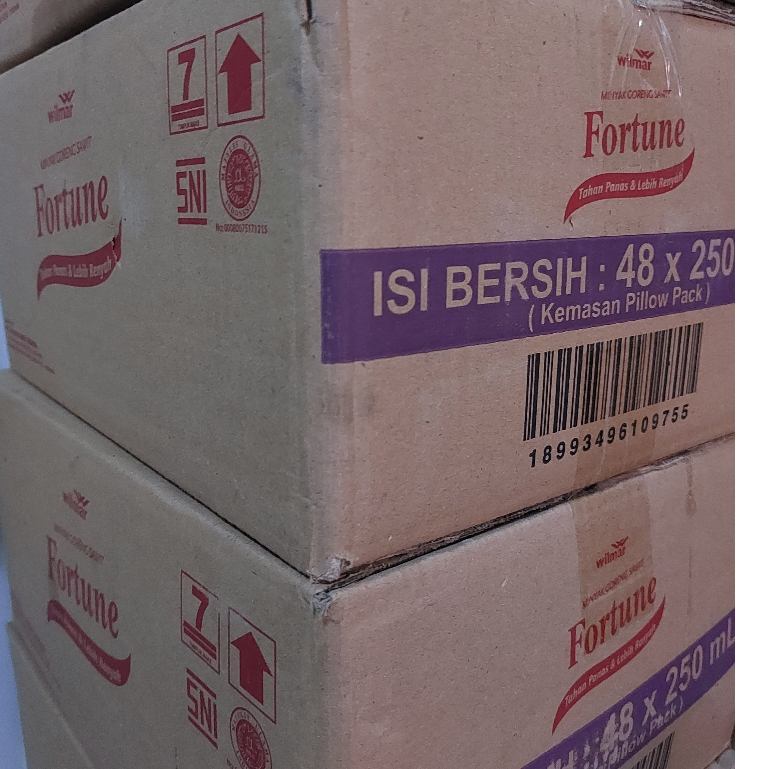 

(DUS) FORTUNE MINYAK GORENG 250 ML X 48 PCS KELAPA SAWIT FORTUN CARTON KARTON DOS KARDUS KARDOS