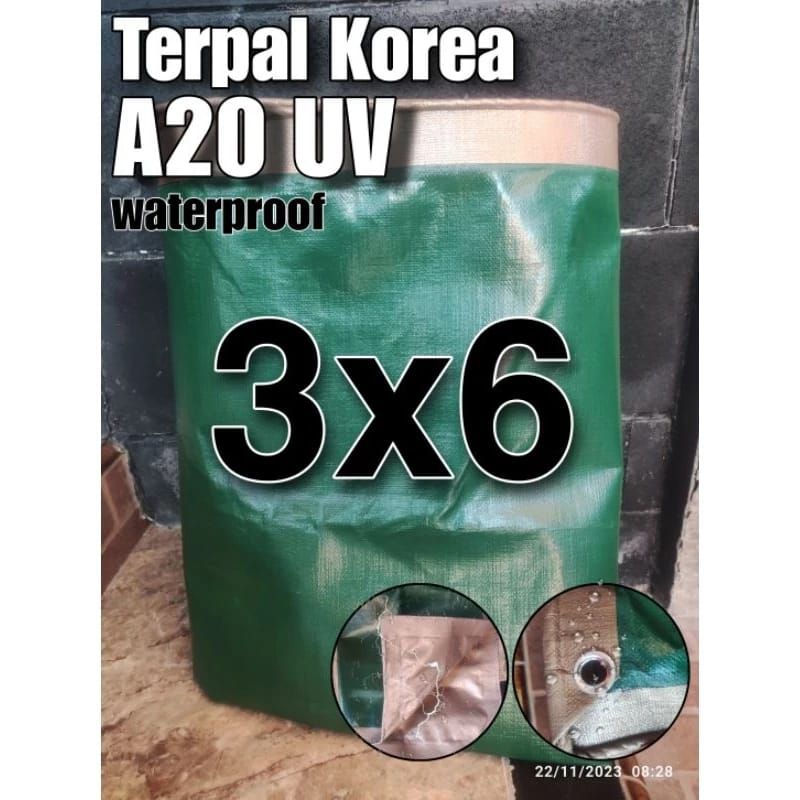Terpal Korea A20 3x6 Meter