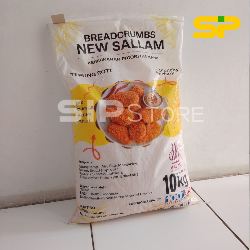 

New sallam Tepung Roti Mix 10 Kilogram / Tepung Panir / Tepung roti new sallam 10Kg
